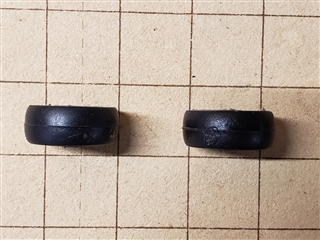 Top View of Sanded Wheels